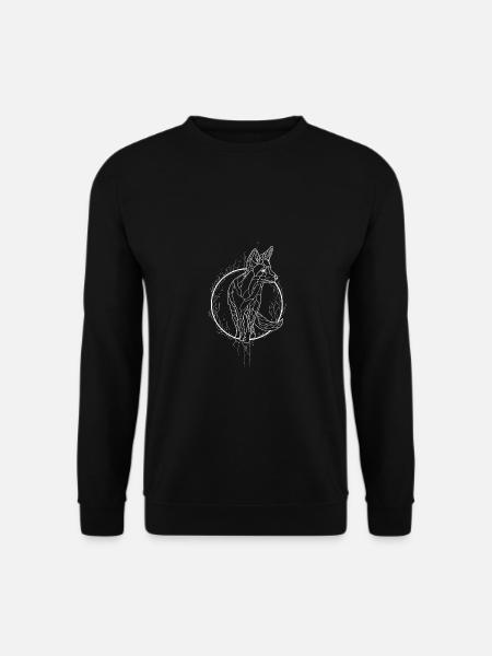 Fuchs Wald Natur - Unisex Pullover - Schwarz