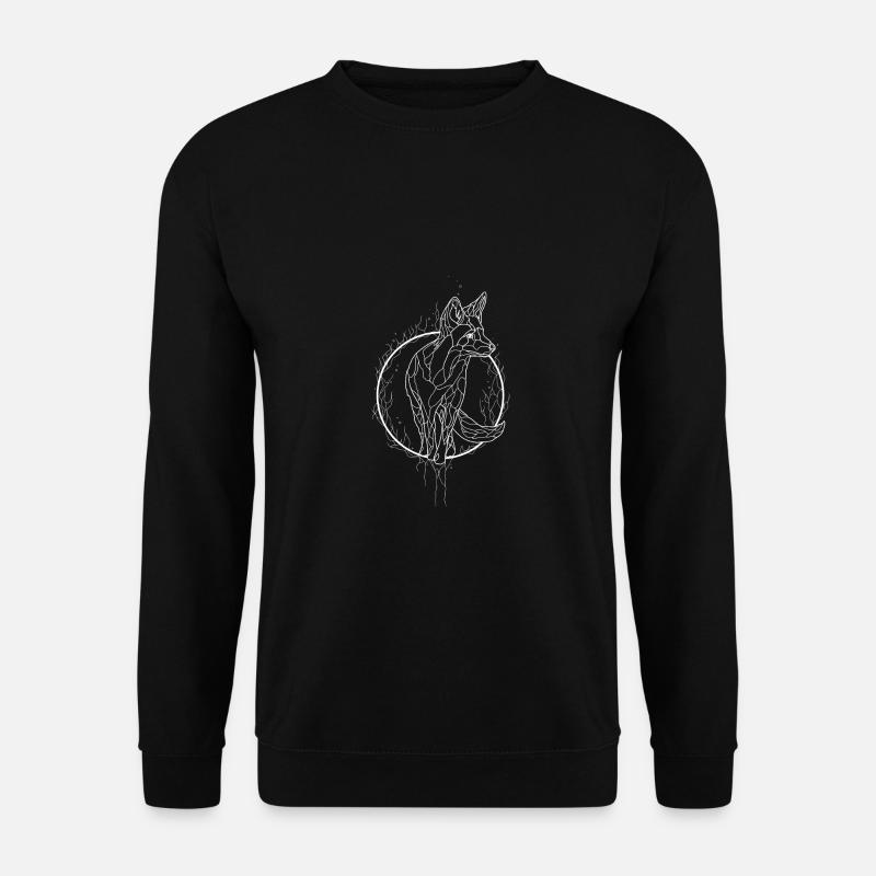 Fox forest nature - Sweat-shirt Unisexe - noir