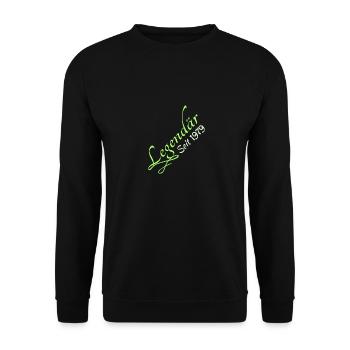 Legendary 1979 - Unisex Pullover - Schwarz - Vorne - Alina (178cm) & Michal (187cm)