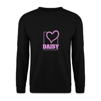 Épouser Daisy - Sweat-shirt Unisexe - noir - Devant - Alina (178cm) & Michal (187cm)