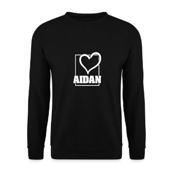 Mariage pour l’enterrement de vie de garçon de la femme d’Aidan - Sweat-shirt Unisexe - noir - Devant - Alina (178cm) & Michal (187cm)
