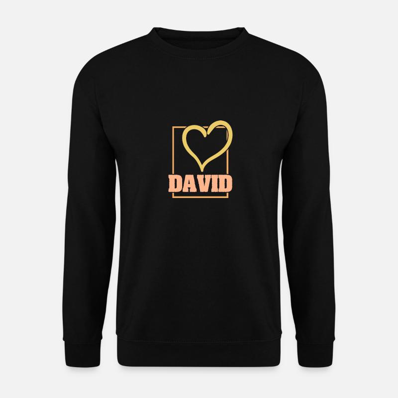 Heart David - Unisex Sweatshirt - black