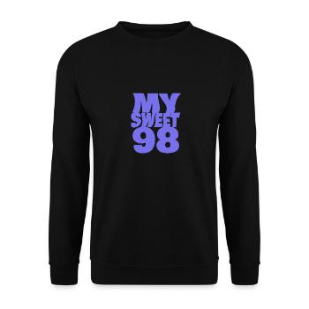 98 - Unisex Pullover - Schwarz - Vorne - Alina (178cm) & Michal (187cm)