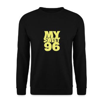 96 - Unisex Pullover - Schwarz - Vorne - Alina (178cm) & Michal (187cm)