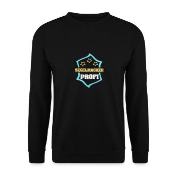 Sailmaker as a profession - Unisex Sweatshirt - black - Front - Alina (178cm) & Michal (187cm)