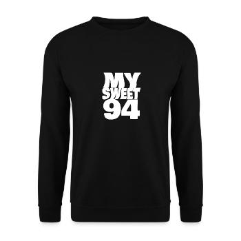 94 - Unisex Pullover - Schwarz - Vorne - Alina (178cm) & Michal (187cm)