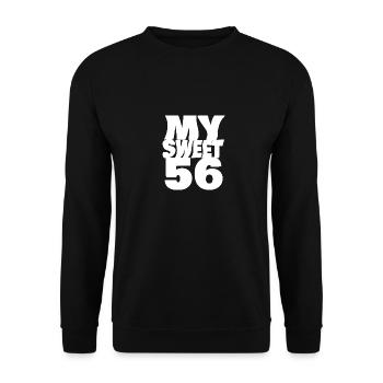 56 - Unisex Pullover - Schwarz - Vorne - Alina (178cm) & Michal (187cm)