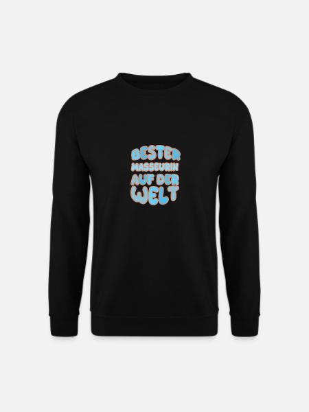 Gift for masseuse - Unisex Sweatshirt - black