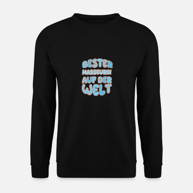 Gift for masseuse - Unisex Sweatshirt - black