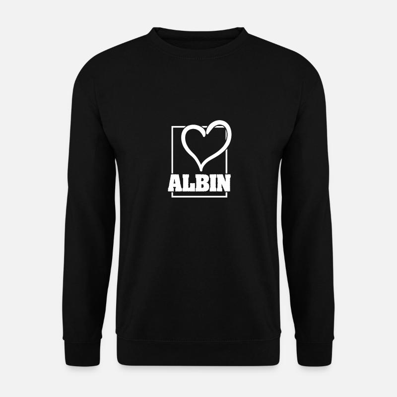 Geschenk für Albin - Unisex Pullover - Schwarz