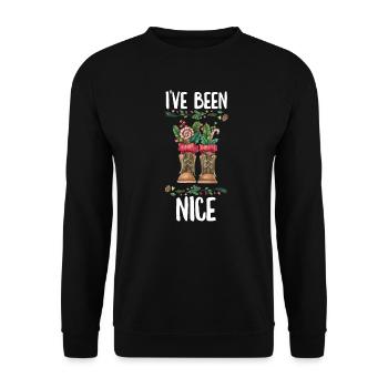 Joyeux Noël Noël Noël - Sweat-shirt Unisexe - noir - Devant - Alina (178cm) & Michal (187cm)