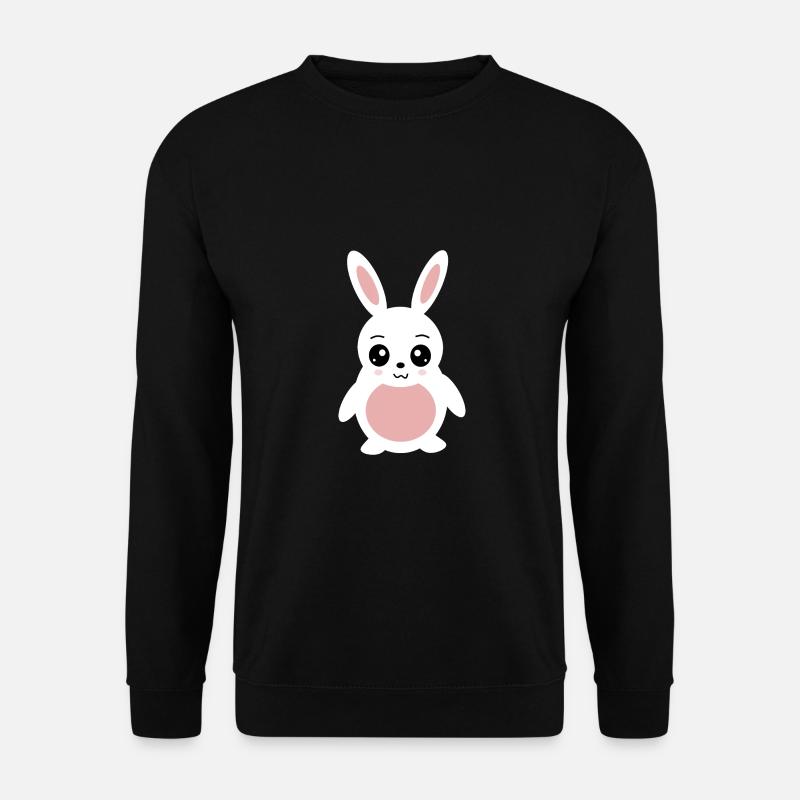 Kawaii Bunny Rabbit - Unisex Sweatshirt - black