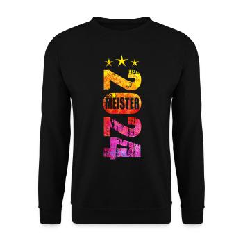 Meister 2024 - Unisex Pullover - Schwarz - Vorne - Alina (178cm) & Michal (187cm)