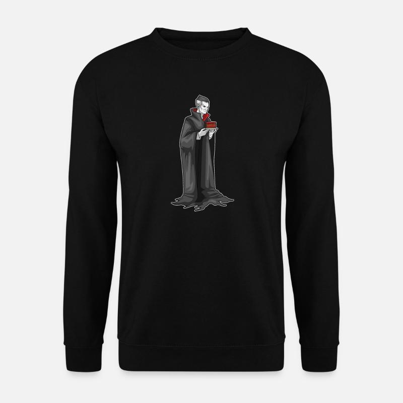 Vampire Halloween Cake - Unisex Sweatshirt - black