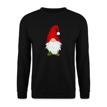 Gnome à barbe - Sweat-shirt Unisexe - noir - Devant - Alina (178cm) & Michal (187cm)