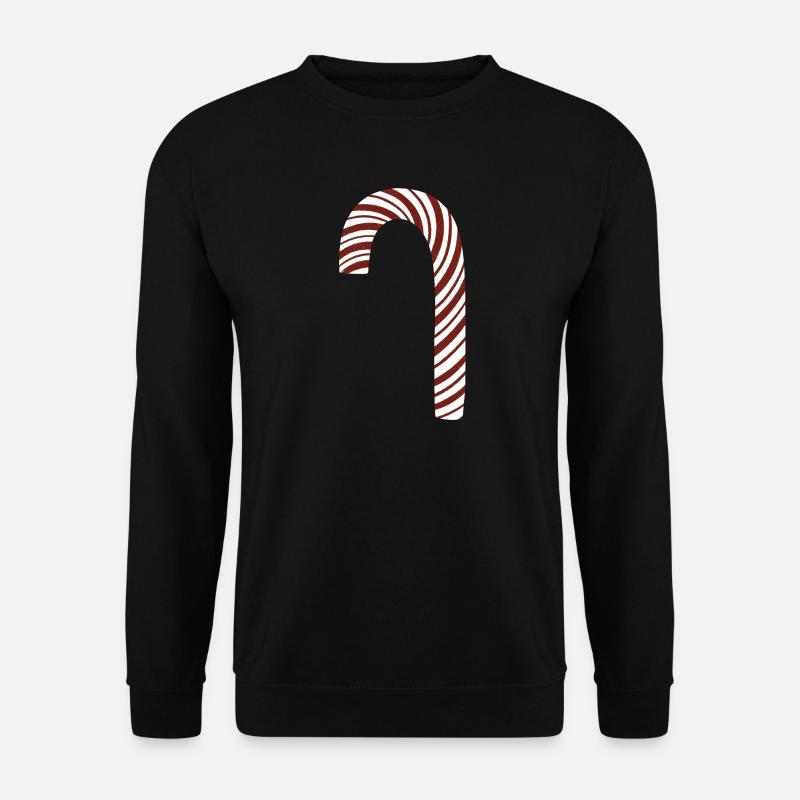 Candy Cane - Unisex Sweatshirt - black