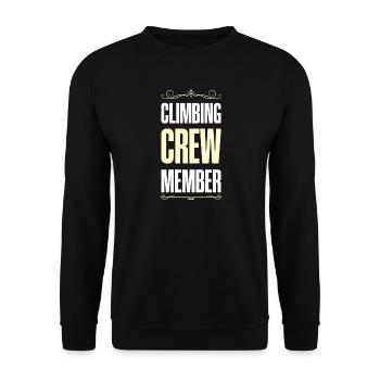 Climbing Crew - Unisex Pullover - Schwarz - Vorne - Alina (178cm) & Michal (187cm)