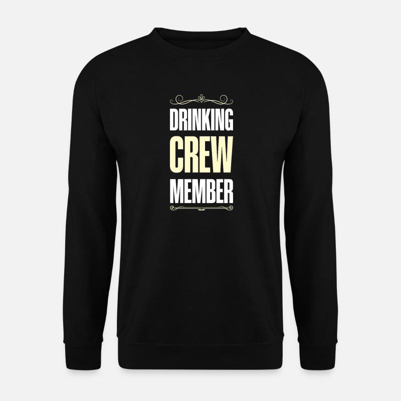 Drinking Crew - Unisex Sweatshirt - black
