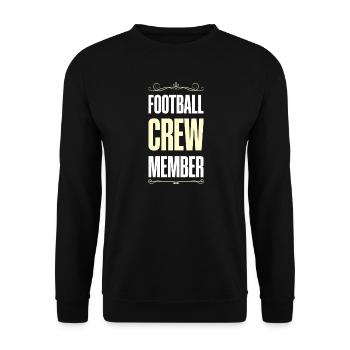 Équipe de football - Sweat-shirt Unisexe - noir - Devant - Alina (178cm) & Michal (187cm)