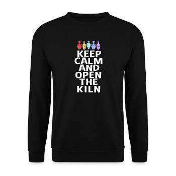 Töpferei - Unisex Pullover - Schwarz - Vorne - Alina (178cm) & Michal (187cm)