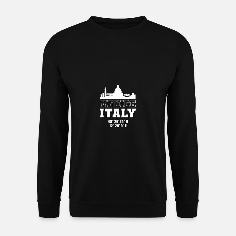 Venedig, Italien Reiseführer Gift - Unisex Pullover - Schwarz