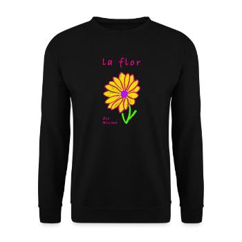 Die Blume auf Spanisch - Unisex Pullover - Schwarz - Vorne - Alina (178cm) & Michal (187cm)