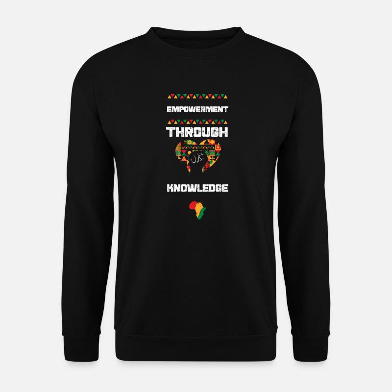 Empowerment Through Knowledge - Unisex Sweatshirt - black