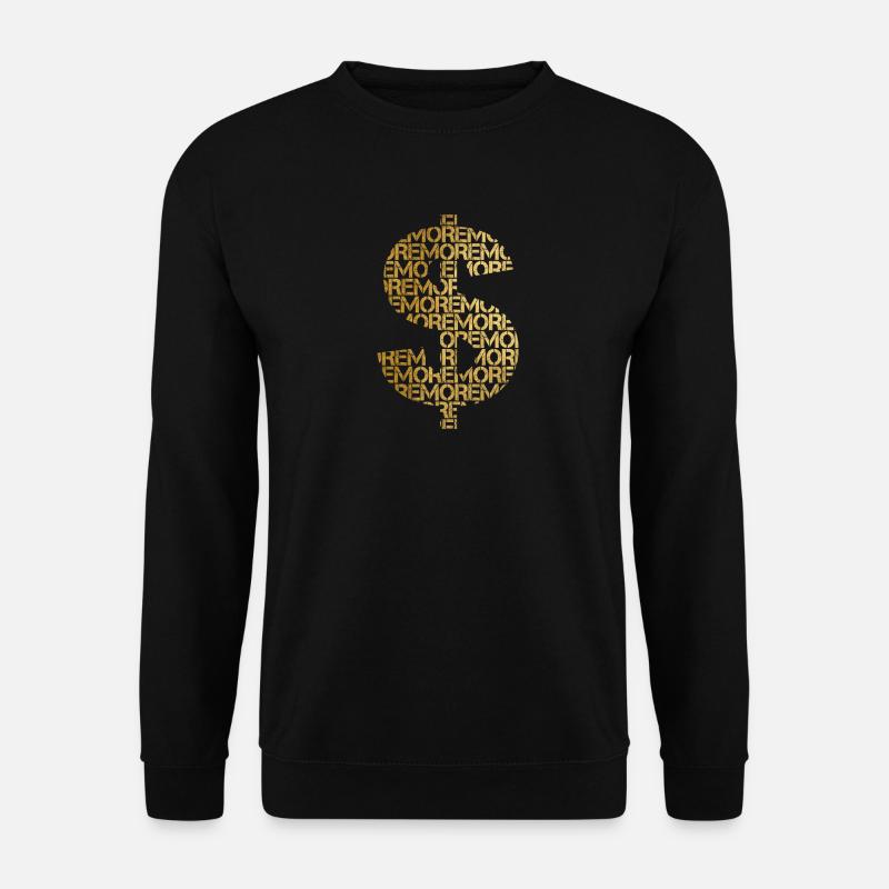 Dollar - Unisex Pullover - Schwarz