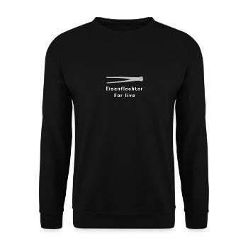 ferrailleurs - Sweat-shirt Unisexe - noir - Devant - Alina (178cm) & Michal (187cm)