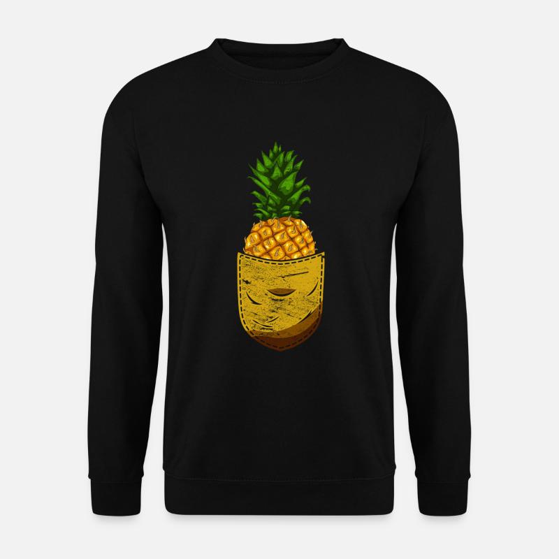 Summer Fruit Tropical Fruit Pineapple - Unisex Sweatshirt - black