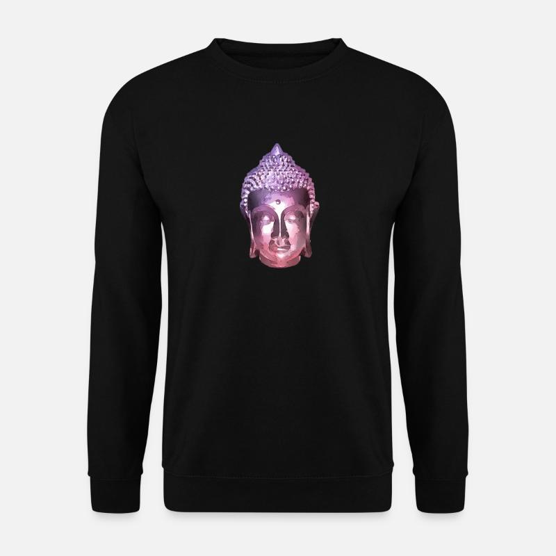 Buddha Mosaik - Unisex Pullover - Schwarz