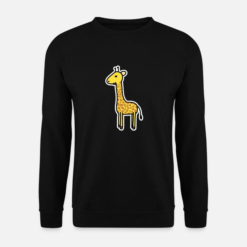 Giraffe - Unisex Pullover - Schwarz