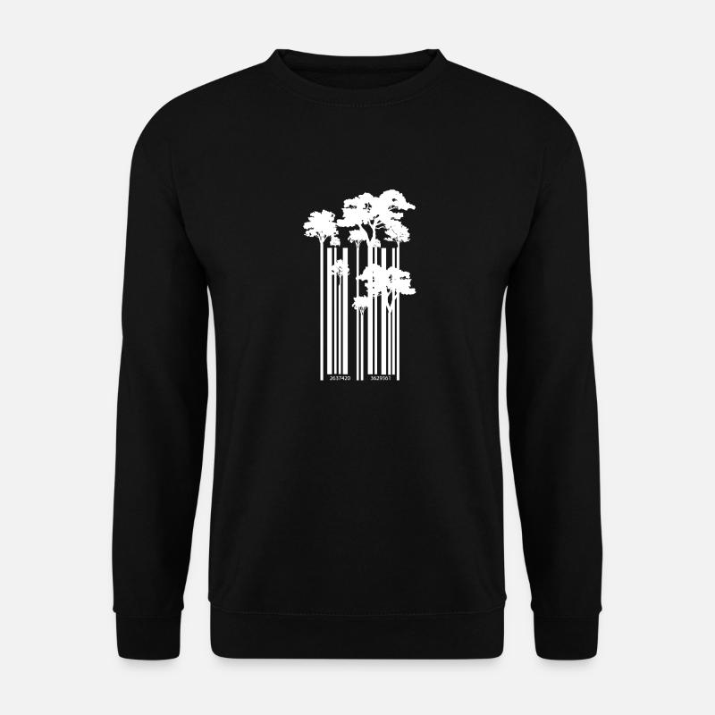 Barcode - Unisex Pullover - Schwarz