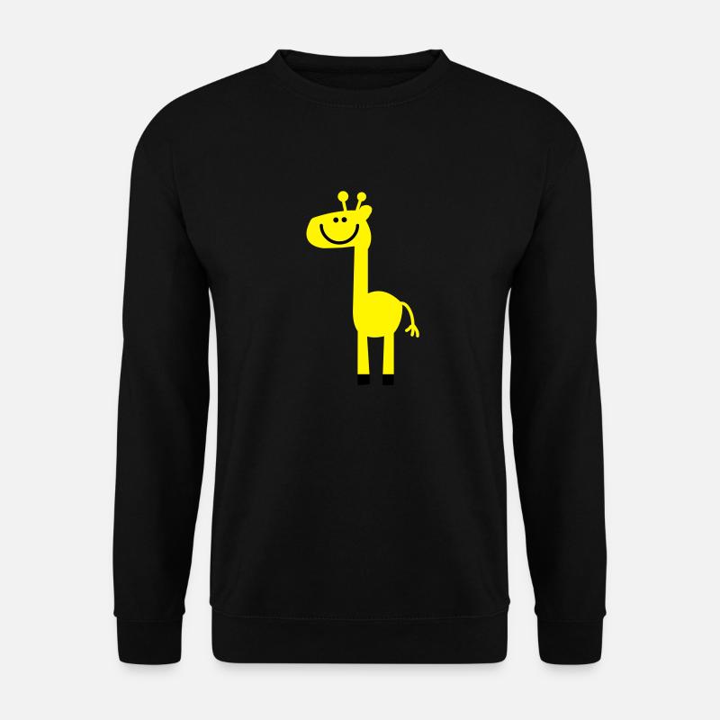 Giraffe - Unisex Pullover - Schwarz
