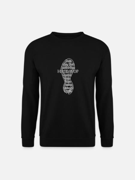 running - Unisex Sweatshirt - black