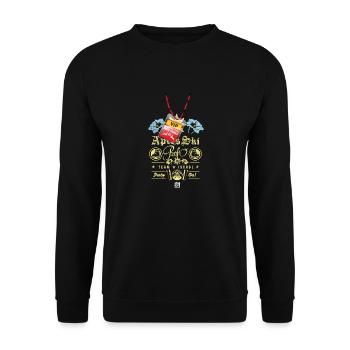 Après Ski Profi, Team Ischgl - Unisex Pullover - Schwarz - Vorne - Alina (178cm) & Michal (187cm)