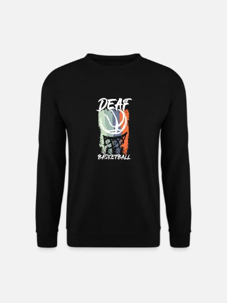 Deaf Ball Basketball Gift Deafball - Unisex Sweatshirt - black