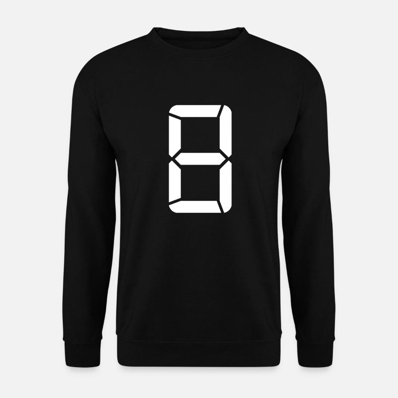 digit8 - Sweat-shirt Unisexe - noir