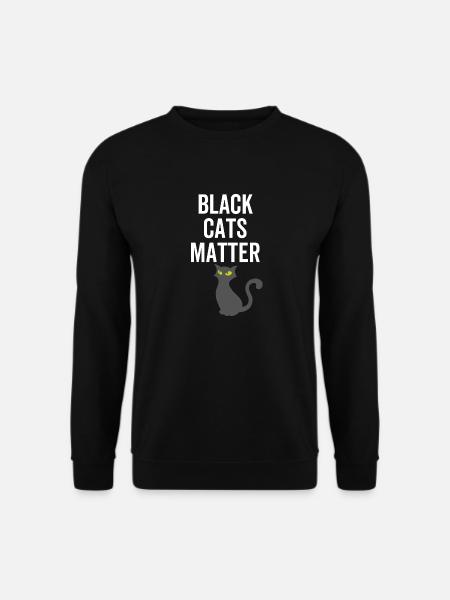 Les chats noirs comptent - Sweat-shirt Unisexe - noir