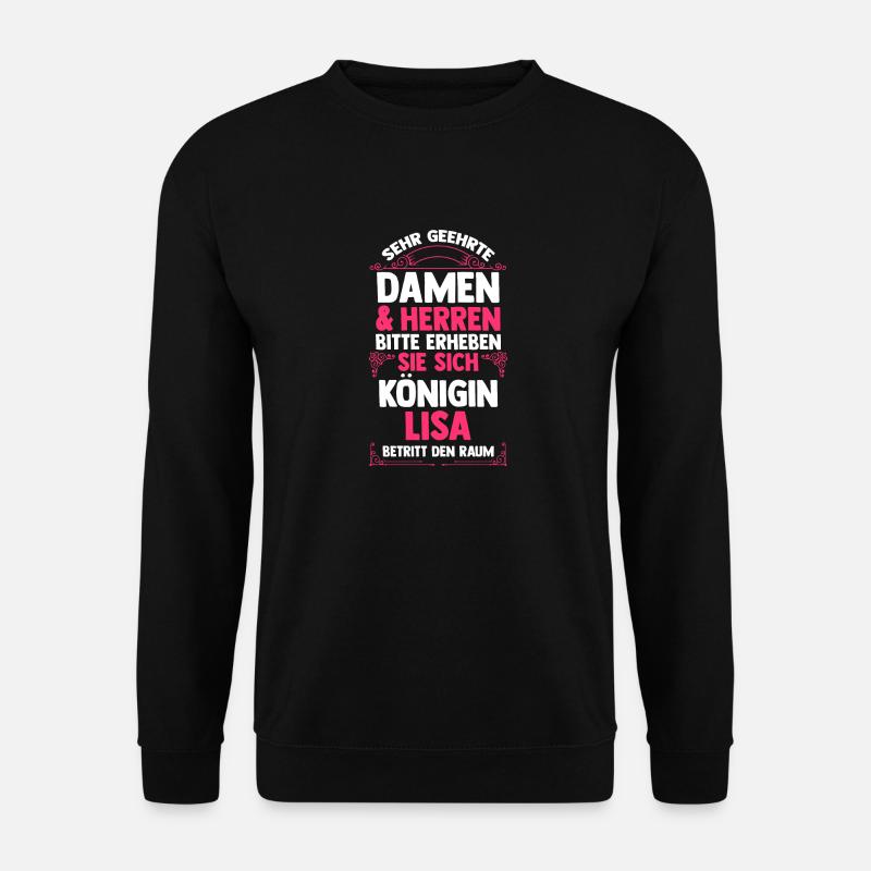 Lisa - Unisex Pullover - Schwarz