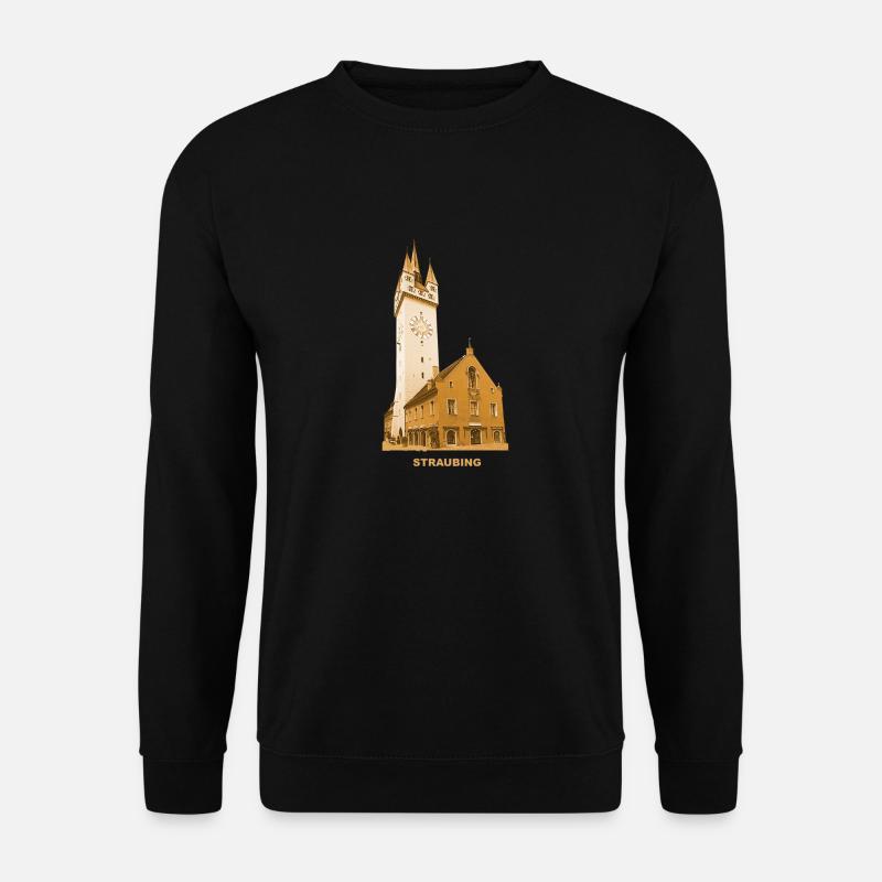 Straubing Rathaus Niederbayern Ostbayern - Unisex Pullover - Schwarz