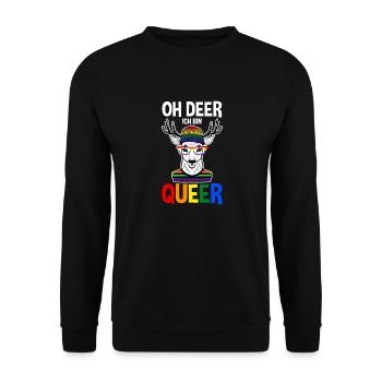 Schullehrer Lehrer - Unisex Pullover - Schwarz - Vorne - Alina (178cm) & Michal (187cm)