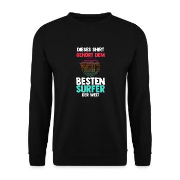 Schullehrer Lehrer - Unisex Pullover - Schwarz - Vorne - Alina (178cm) & Michal (187cm)