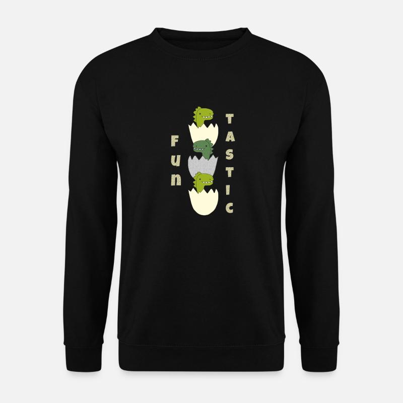 Dino Fun Tastic - Unisex Sweatshirt - black