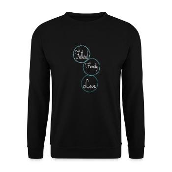 birthday present idea bird photography - Unisex Pullover - Schwarz - Vorne - Alina (178cm) & Michal (187cm)