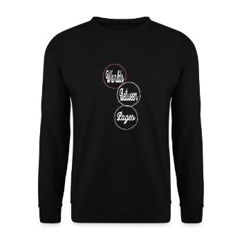 Reading Awesome Gift Idea Escape Quotes - Unisex Sweatshirt - black - Front - Alina (178cm) & Michal (187cm)