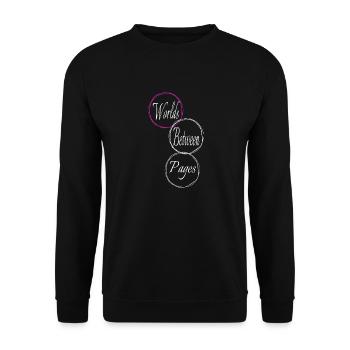 birthday present idea escape literary genres geek - Unisex Pullover - Schwarz - Vorne - Alina (178cm) & Michal (187cm)