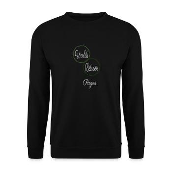 present idea literary genres virtual escape - Unisex Sweatshirt - black - Front - Alina (178cm) & Michal (187cm)
