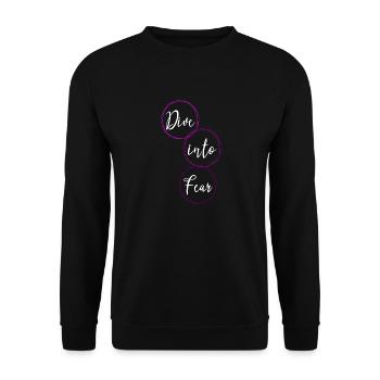gift present bungee jumping excitement - Unisex Pullover - Schwarz - Vorne - Alina (178cm) & Michal (187cm)