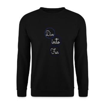 gift idea humor present idea extreme sports gift - Unisex Pullover - Schwarz - Vorne - Alina (178cm) & Michal (187cm)